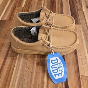 Hey Dudes Wally Leather: Brand New